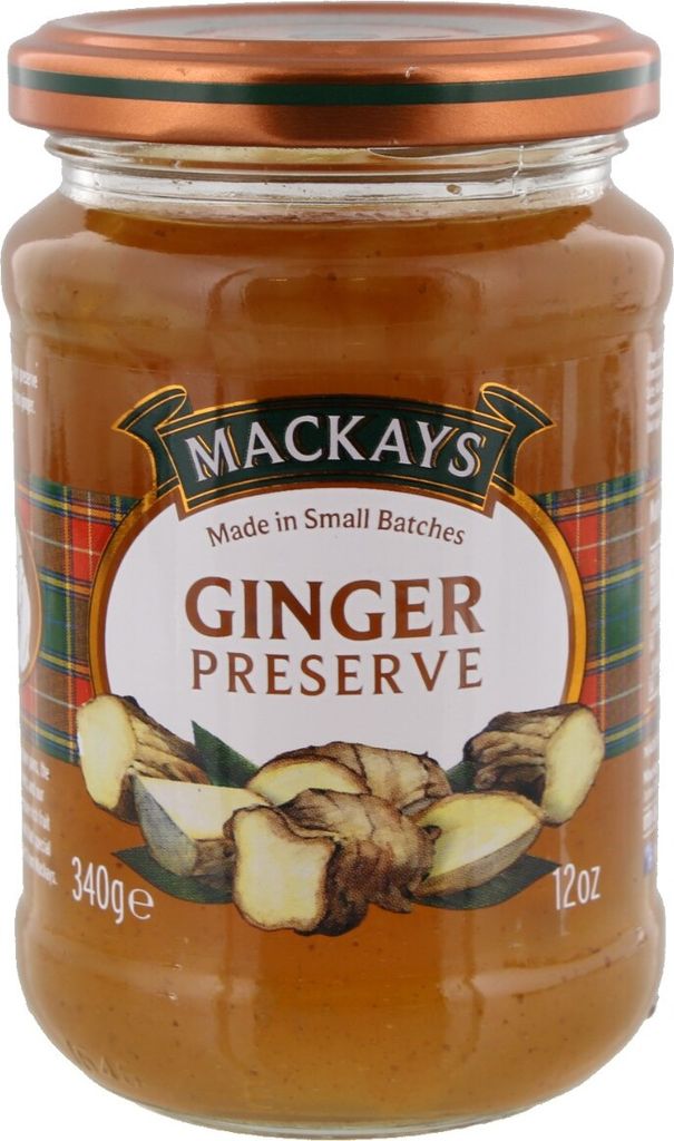 MACKAYS Ginger Preserve – Ingwer-Konfitüre, 340g Produktbild 