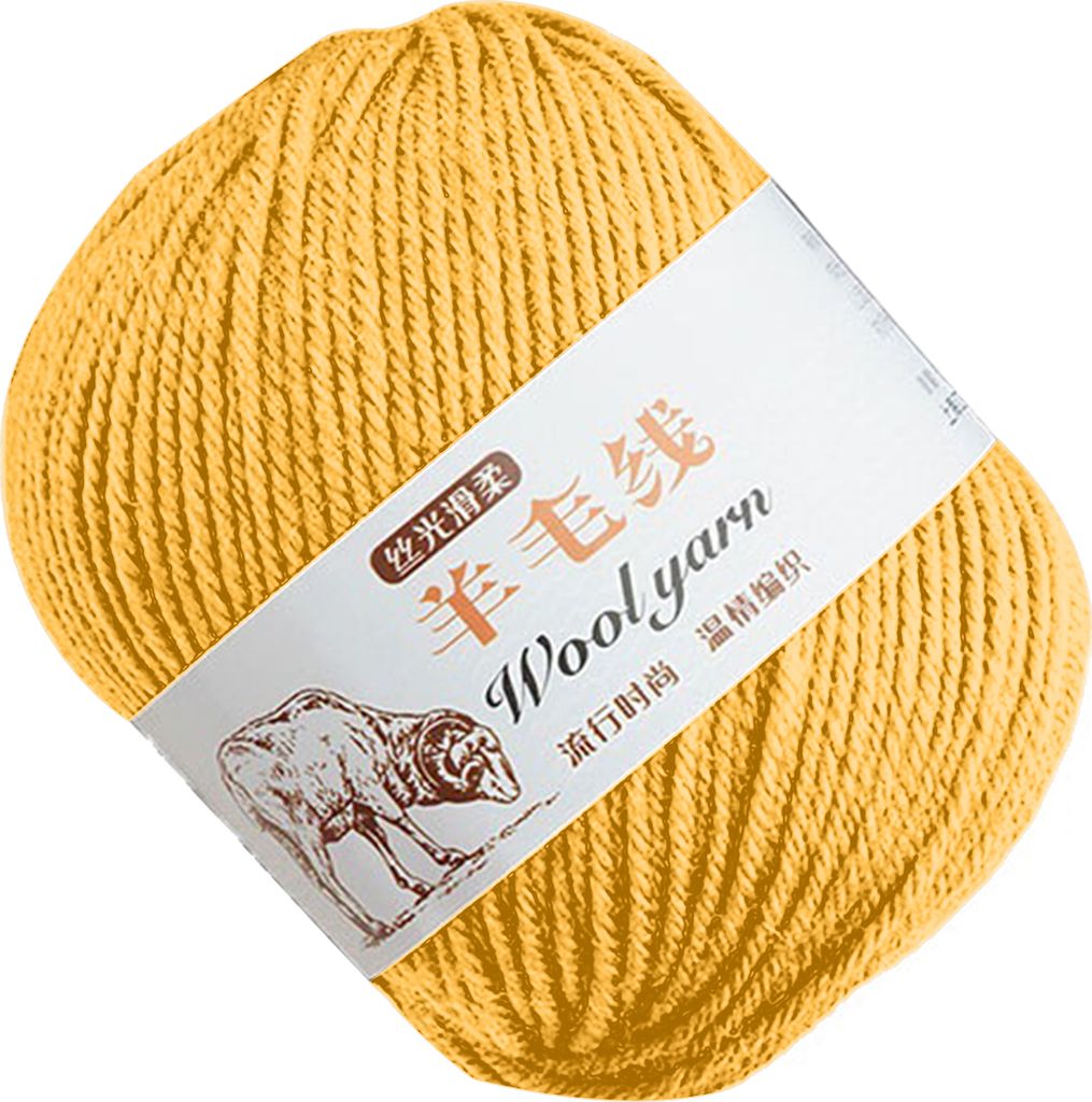1 Roll-Strickgarn-Garn Good Touch Anti-Pilling Weich grobdicke DIY Handgefertigte Flusengarn handbeschickter Pullover-Nähfaden für Zuhause-F
