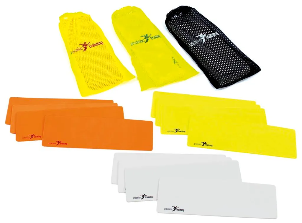 Marqueurs plats orange incassables pour entraînement outdoor sécurisé x10