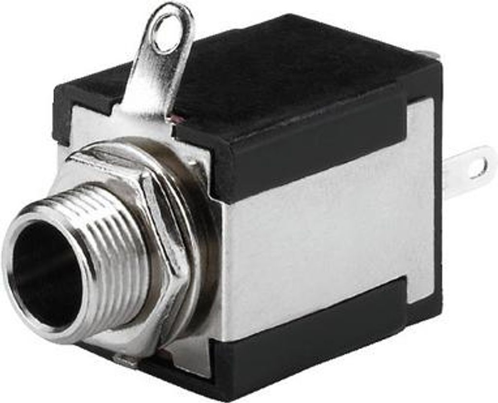 MONACOR T-635S Mono-6,3-mm-Klinken-Einbaubuchse