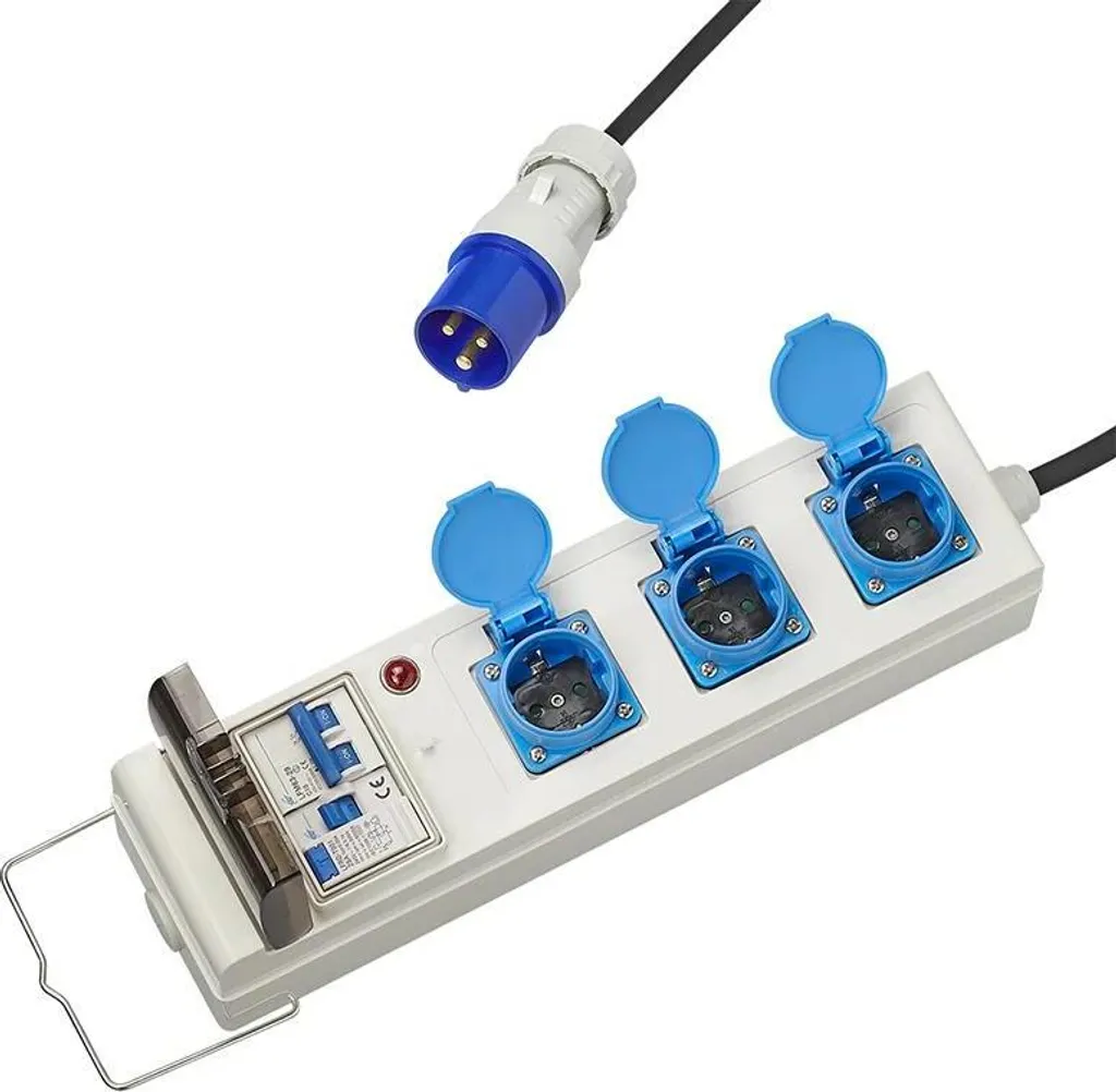 Bloc multiprise remorque pliante 10M étanche avec protections RCD MCCB - 4
