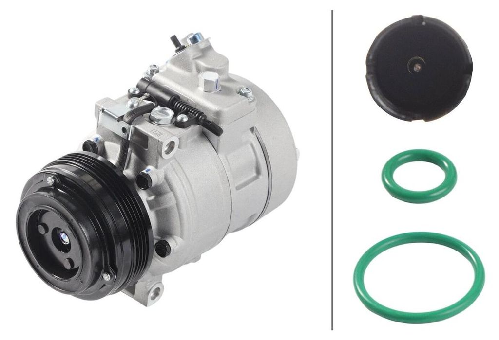 Klimakompressor 12 V Ø 110 HELLA Aftermarket-Expertise für BMW X3