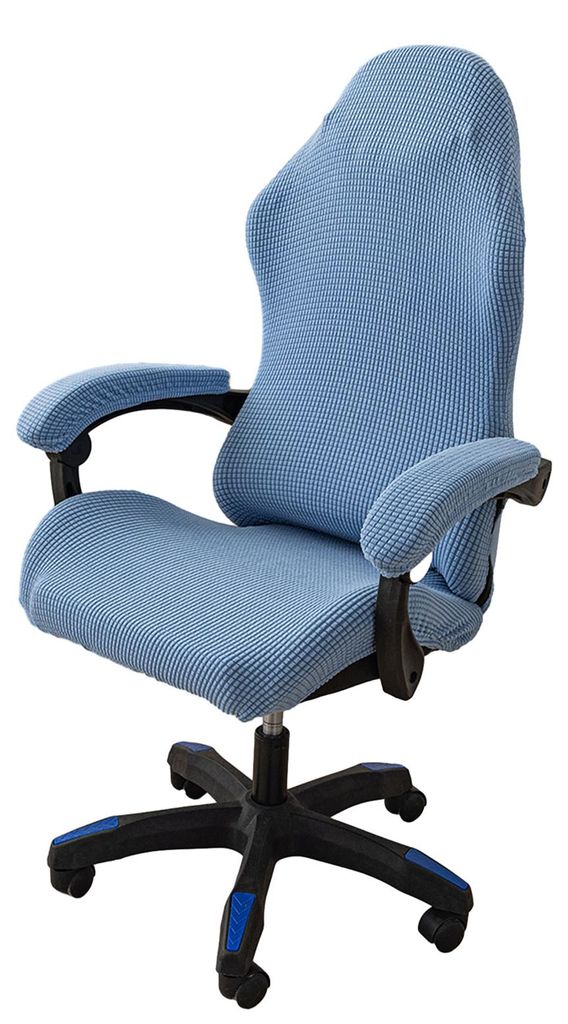 Set Stilvoller nordischer Gaming-Stuhlbezug, weich, elastisch, rutschfest, staubdicht, aus Polarfleece