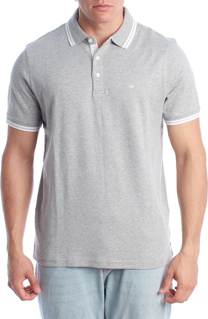 Michael Kors Herren-Poloshirt aus Baumwolle mit kurzen Ärmeln OF15FY220B