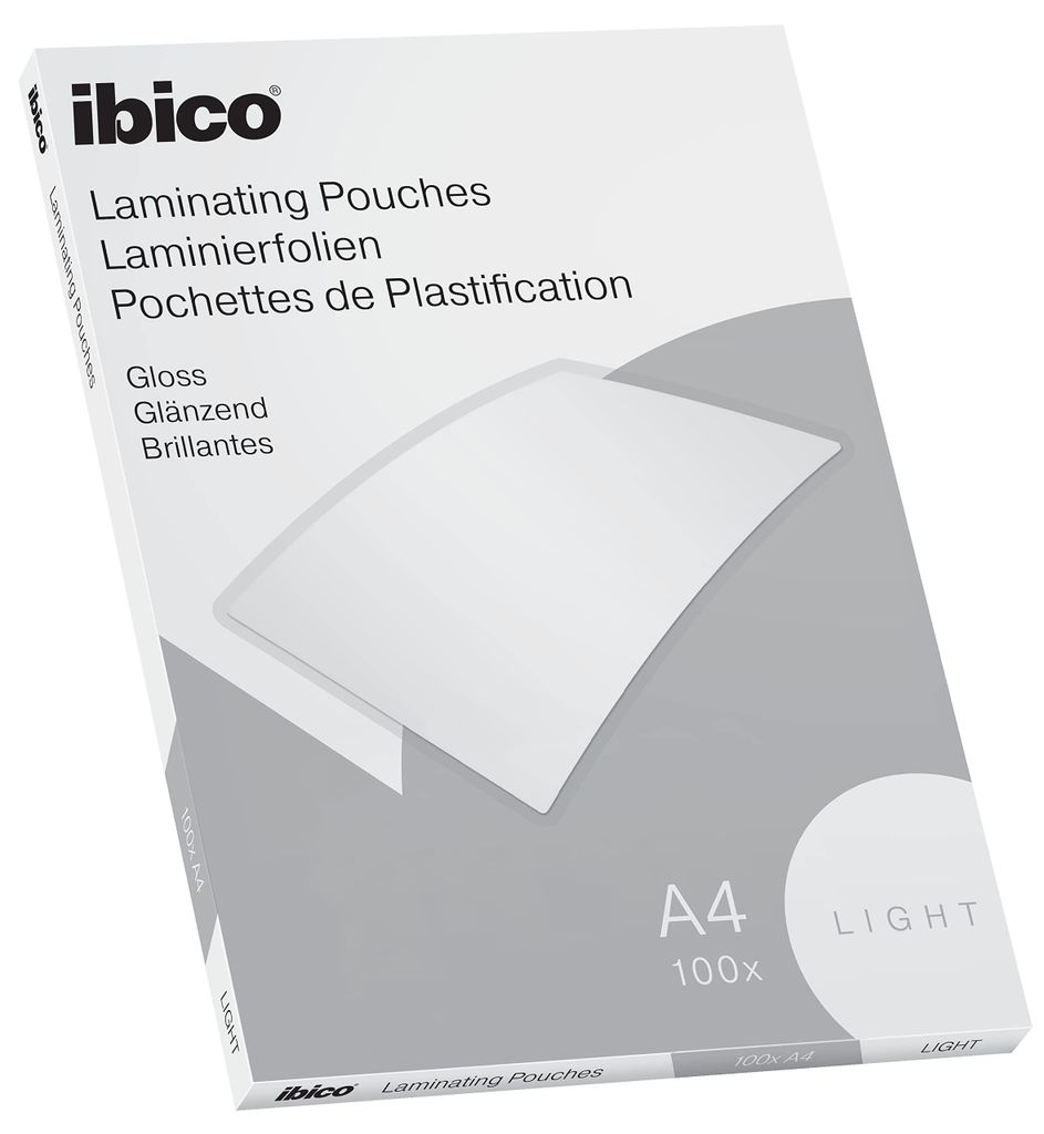 Ibico 627308, Lesklý, Priehľadná, A4, 9 g, 100 kusov Obrázok produktu 