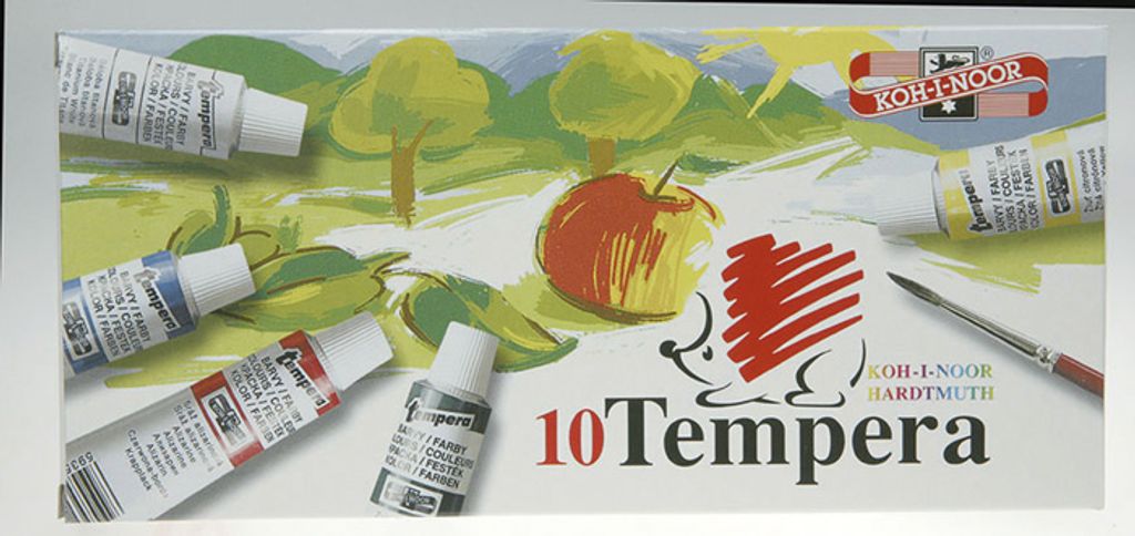 Conjunto de 10 témperas de 16 ml para uso escolar Imagen del producto 