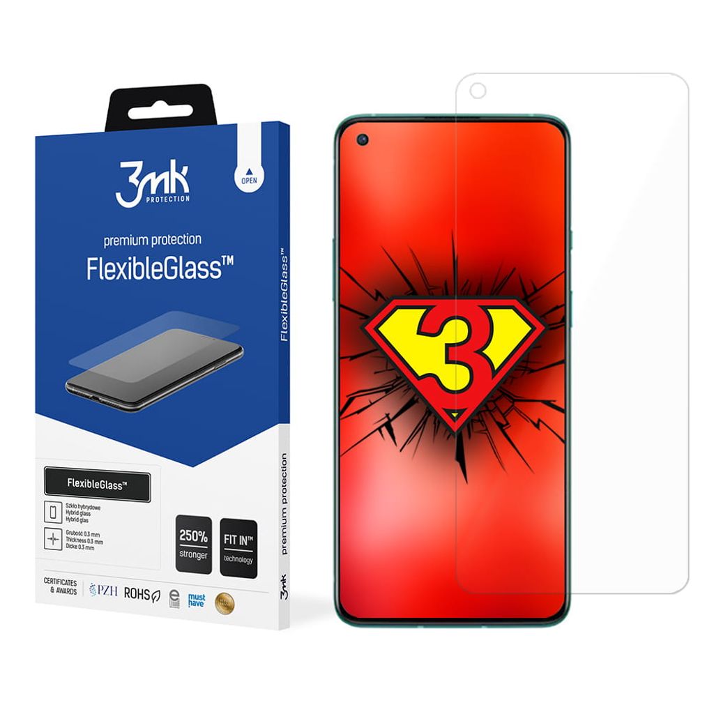 3mk Display Hybridglas FlexibleGlass für OnePlus 8T+ 5G 0,3mm 7H