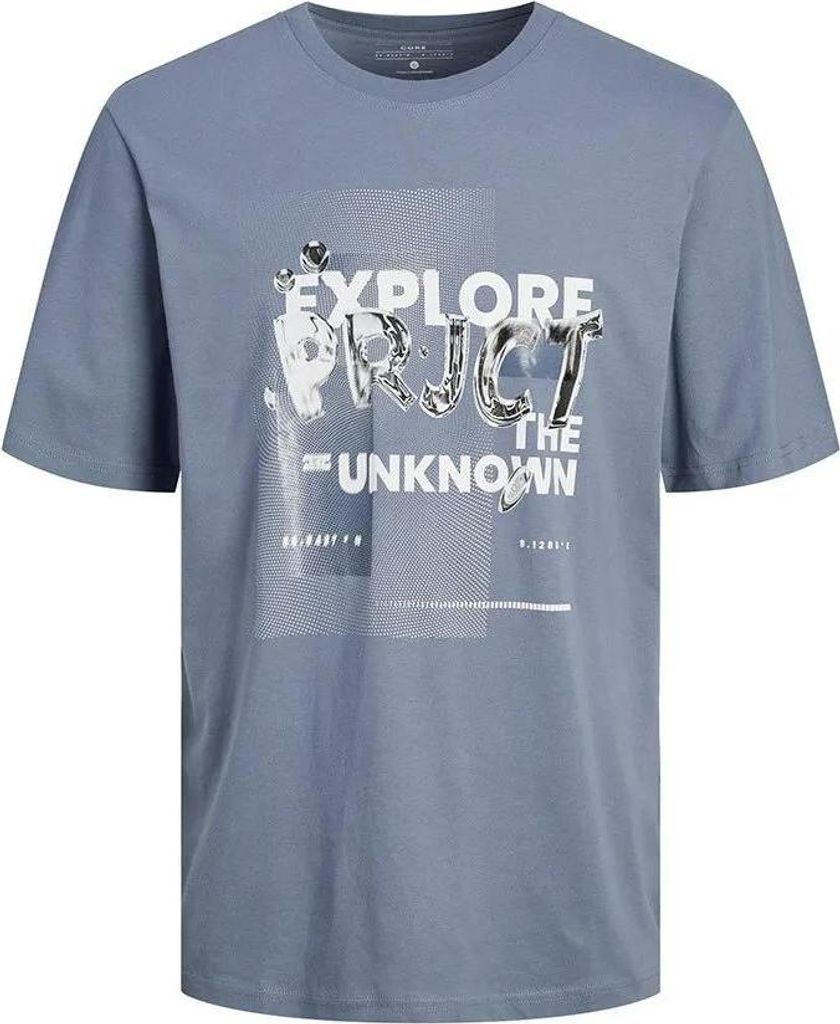 Jack & Jones Project Kurzarm-t-shirt Blau L Herren Blau L