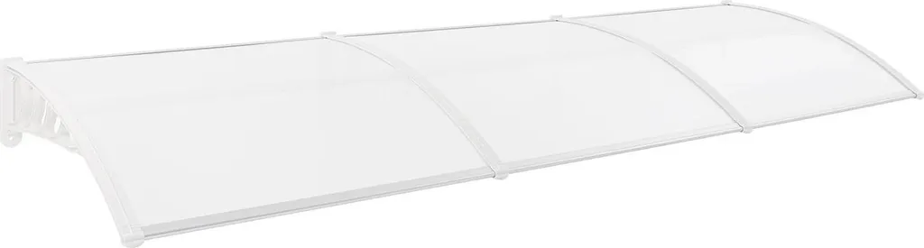 Auvent mural anti-rouille pour entrée - Solution imperméable 90x300 cm