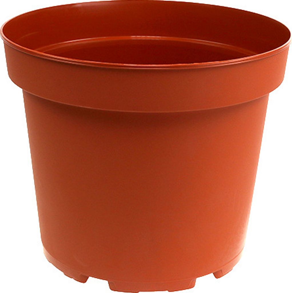Pflanztopf Terrakotta Ø26cm Kunststoff 10er Set Drainage, 10 Stück