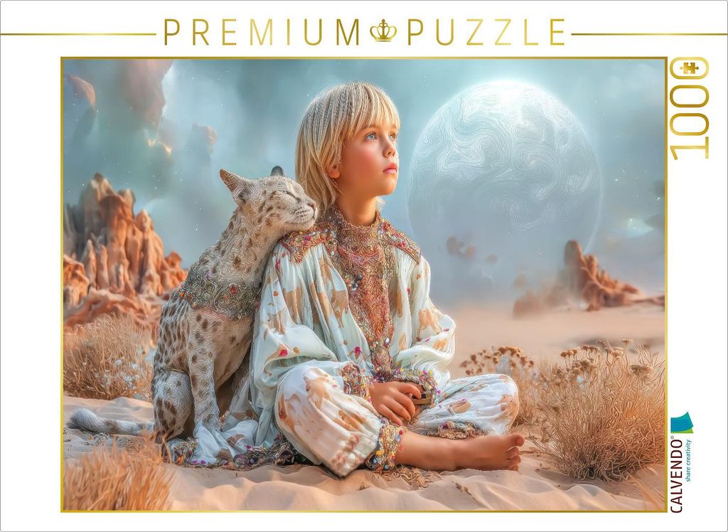 CALVENDO Puzzle Eintracht in der Wüste | 1000 Teile Lege-Größe 64x48cm Foto-Puzzle für glückliche Stunden