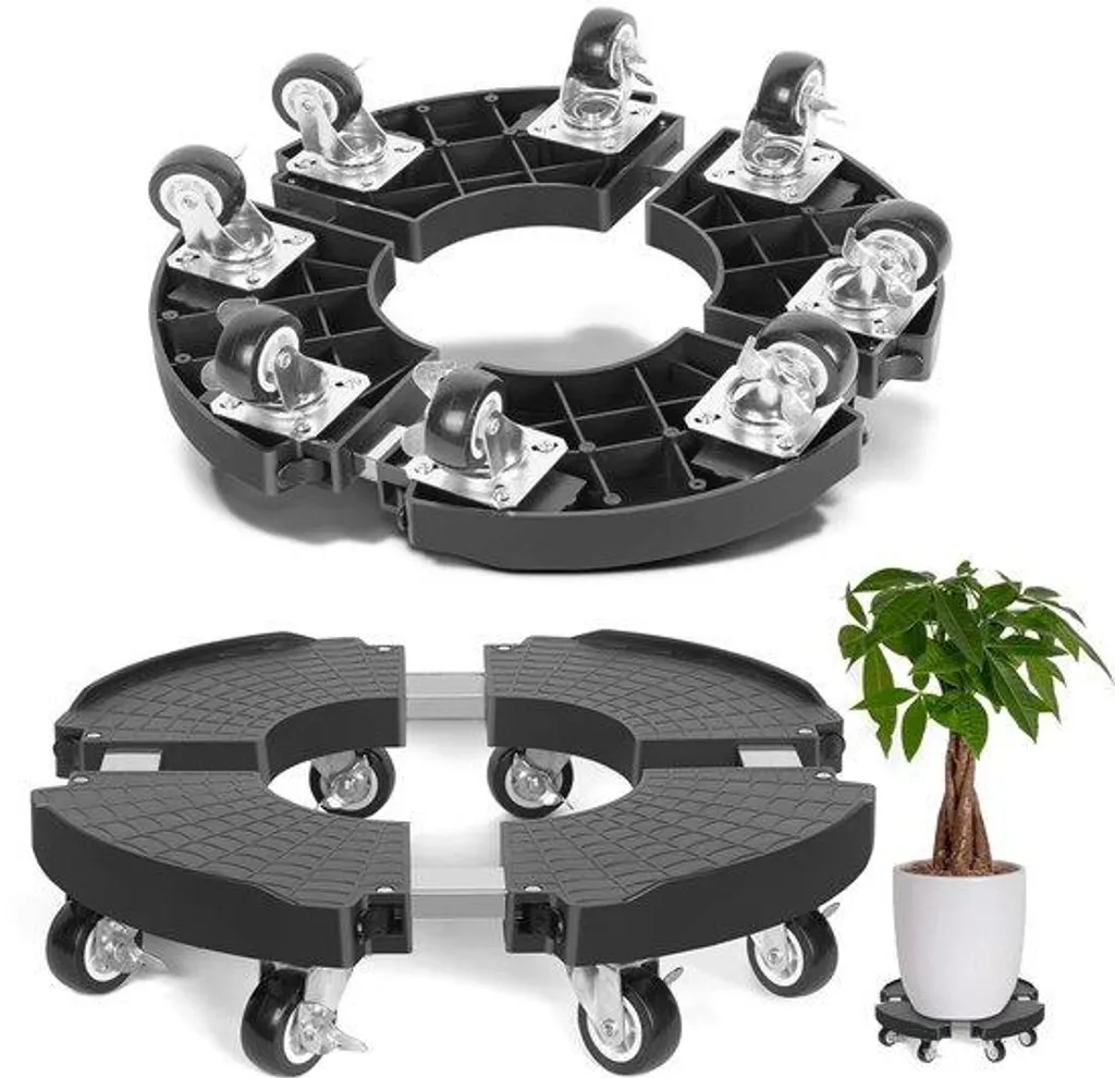 Porte-plante à roulettes extensible plateau robuste charge 200 kg