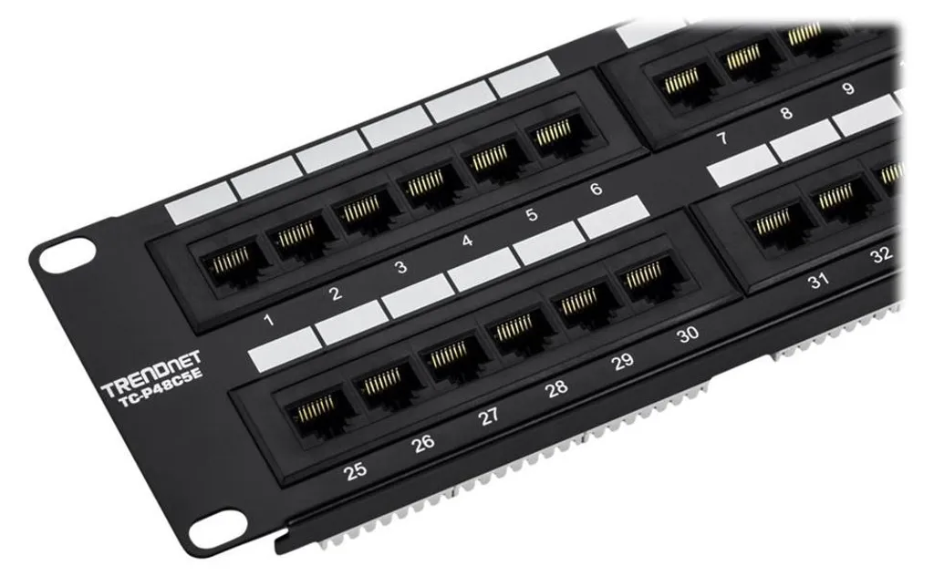 TRENDnet Patchpanel 48-Port Cat5e Ungeschirmt 19 Pouces Rackable UTP