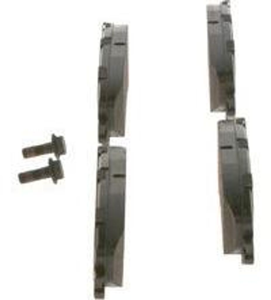 BOSCH 0 986 494 722 Bremsbelagsatz, Scheibenbremse OE 410606124R kompatibel mit Espace, Megane, Talisman