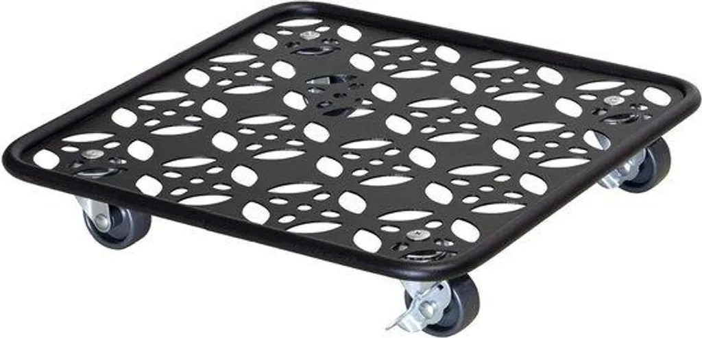 Chariot de transport pour jardin et balcon, acier taupe, charge 60 kg