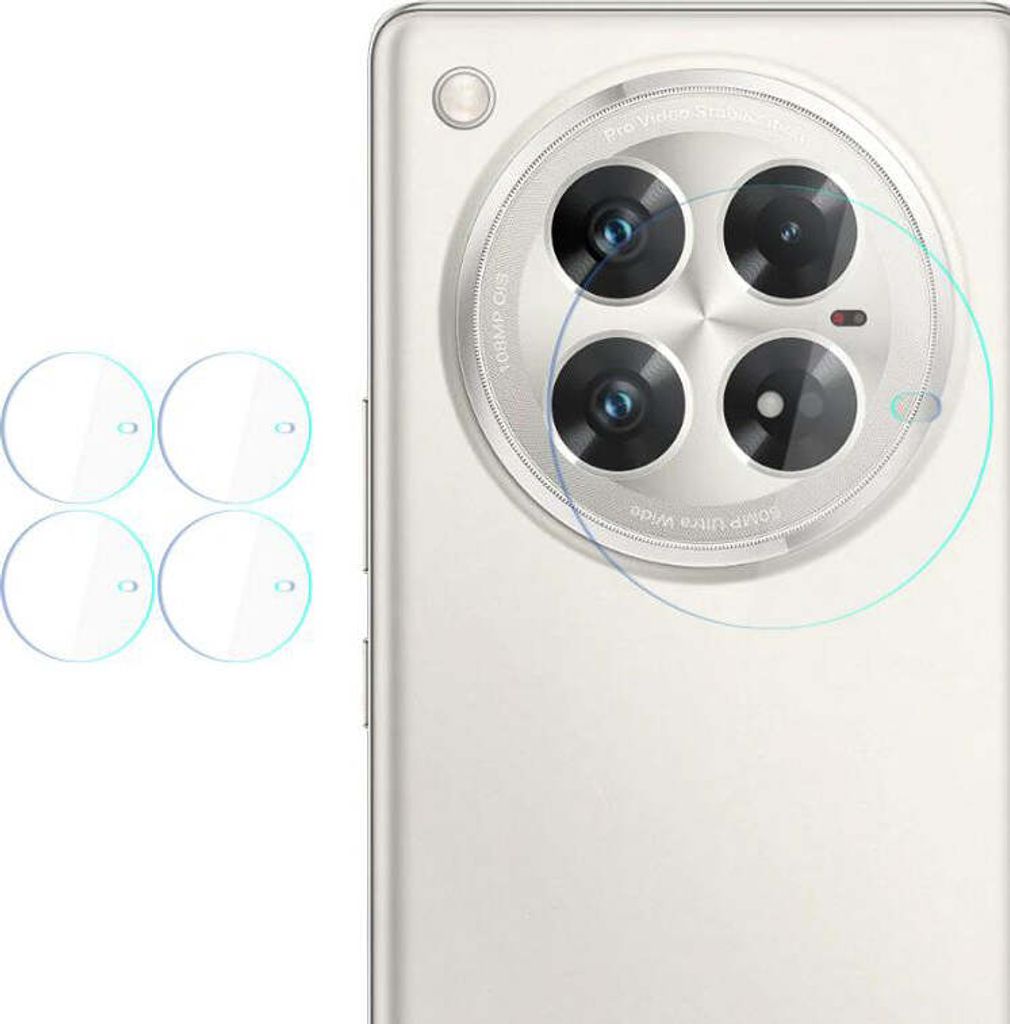 3mk Hybridglas Lens Protection für Infinix Zero 40 Kamera Objektiv Kameralinse 0,16mm 6H (4 Stück)