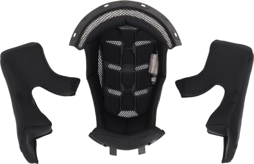 ACERBIS Schwarzes Helminnenfutter für WHOOPS Helm Größe XL