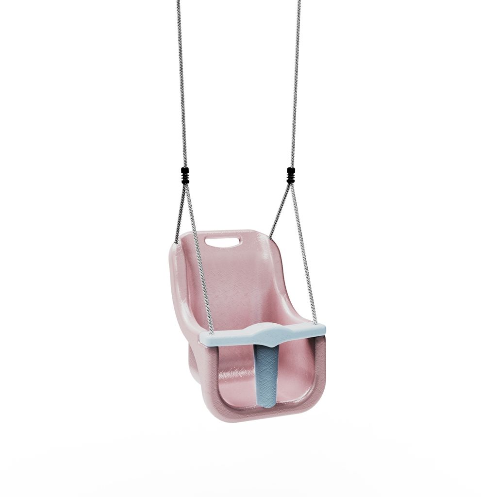 OutdoorToys Baby Schaukel Altrosa Zubehör aus Kunststoff in Rosa