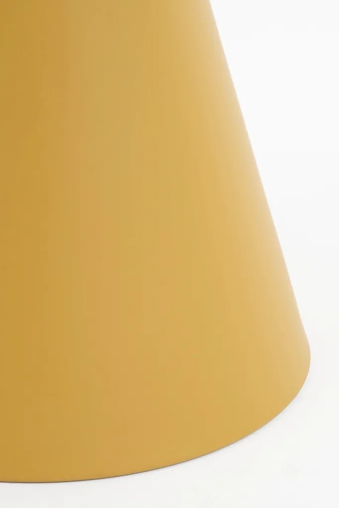 Table d'appoint stable et robuste Jim Mica Decorations Fer Jaune