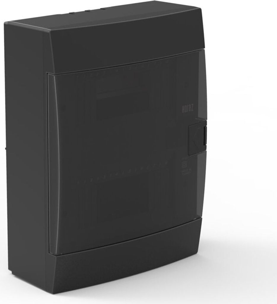 Povrchový rozváděč 16modulový černý kouřový HOROZ Obrázek produktu 