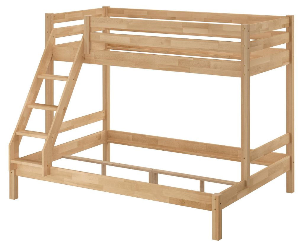Letto a castello stabile a due piani 90x200 e 140x200 in Immagine del prodotto 