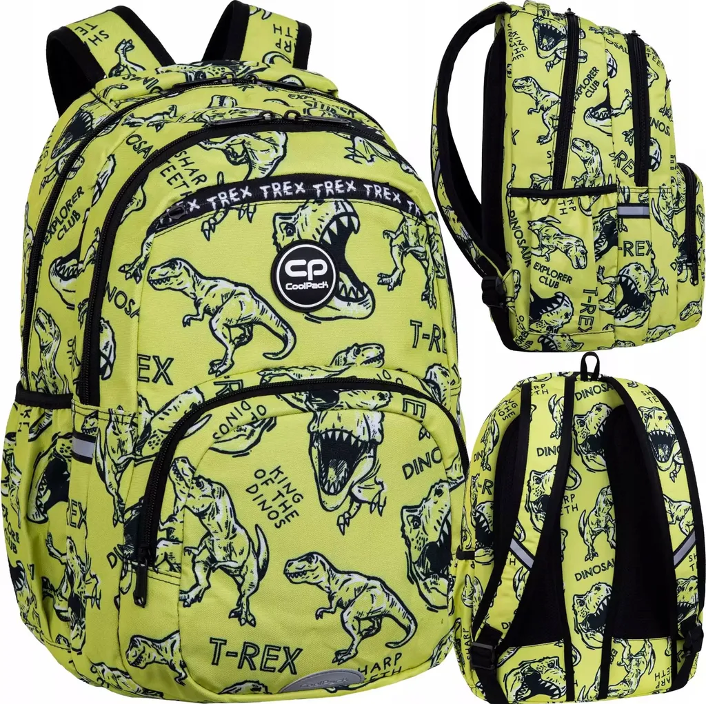 Sac à dos ergonomique Coolpack Pick Dino pour protéger le dos enfant