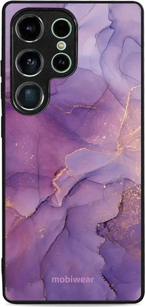 Handyhülle für Galaxy S25 Ultra, Mobiwear Glossy Case, Violett