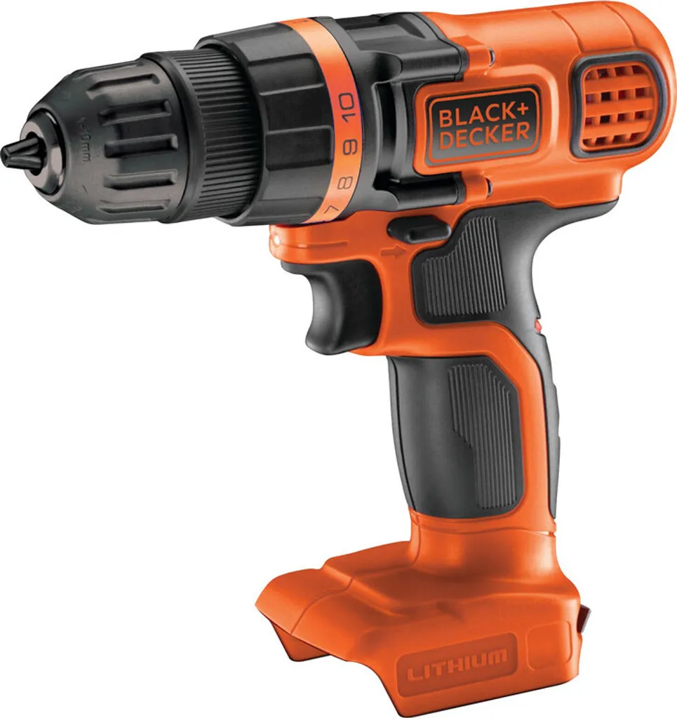 Perceuse sans Fil 18V BDCDD18N Black & Decker Ultra Silencieuse 64dB