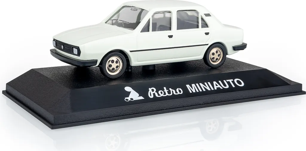 Modèle réduit Retro MINIAUTO 1 KADEN 1:40 blanc pour vitrine