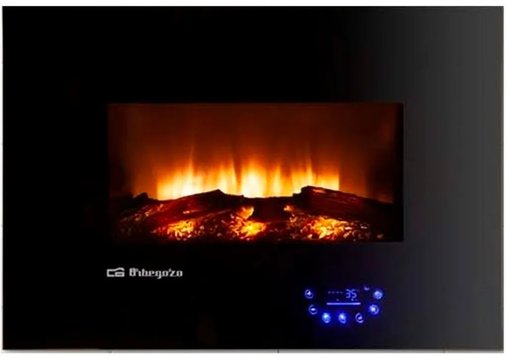 Poêle Électrique 1800W Orbegozo CM 8000 avec Effet Flamme Réaliste