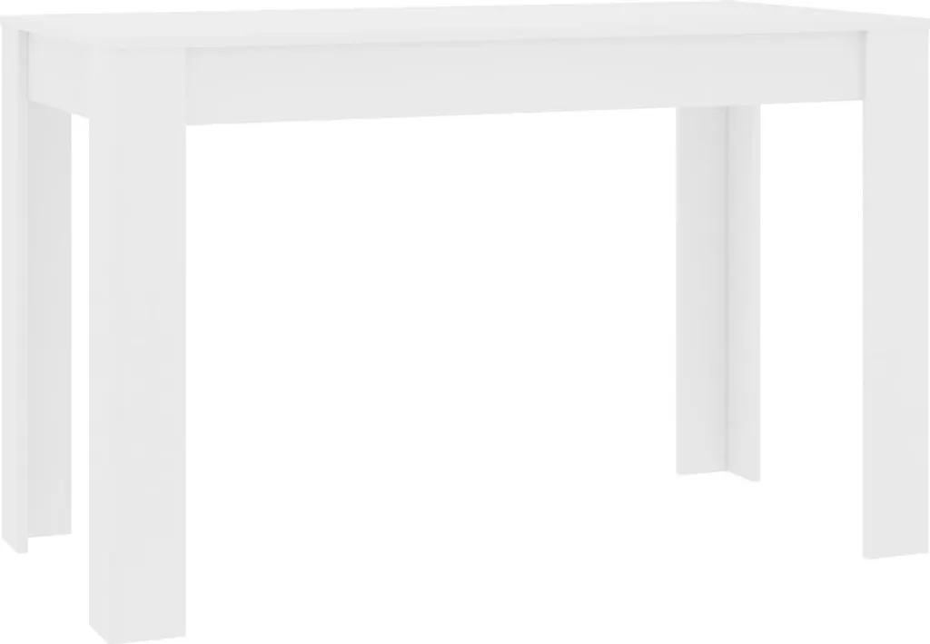 Tavolo Bianco vidaXL 120x60 - Design Minimalista per Soggiorno Moderno