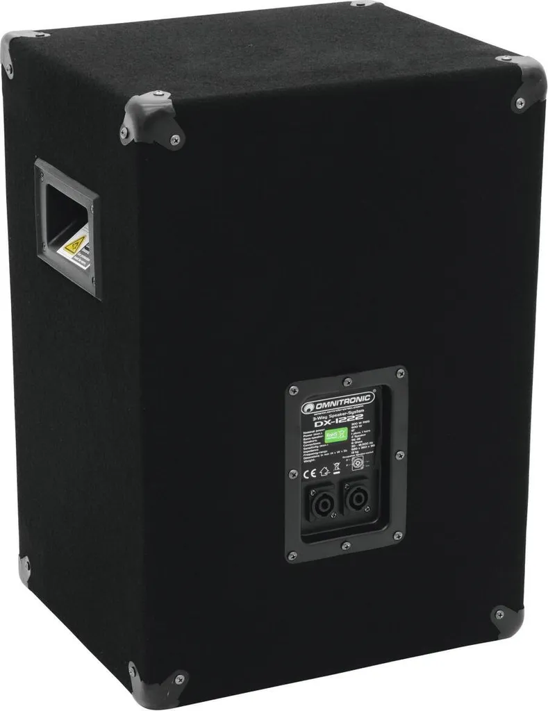 Enceinte 3 Voies OMNITRONIC DX-1222 avec Subwoofer 30cm et 600 Watts