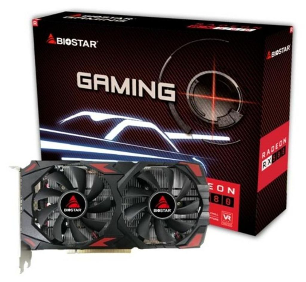BIOSTAR Radeon RX 580 8GB GDDR5 Grafikkarte Produktbild 