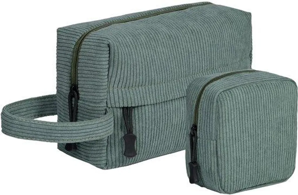 Trousse de voyage en velours côtelé pour filles - Organisateur beauté