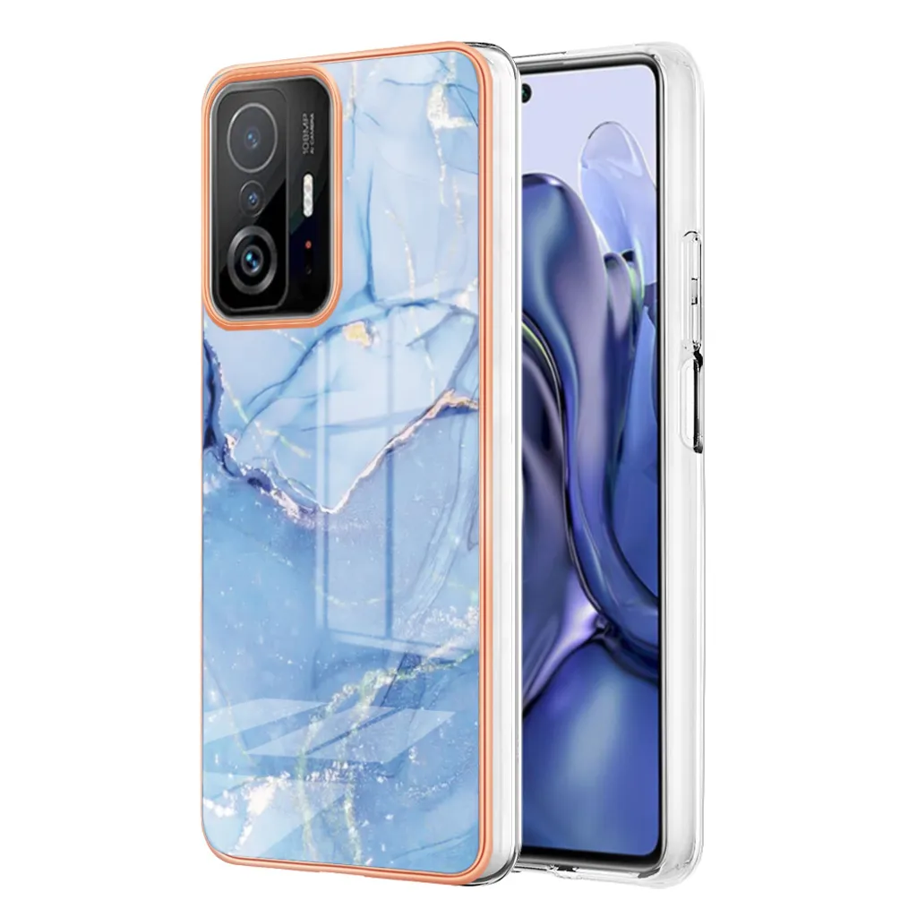 Cover Xiaomi 11T / 11T Pro Silicone Blu Antiurto - Protezione Top