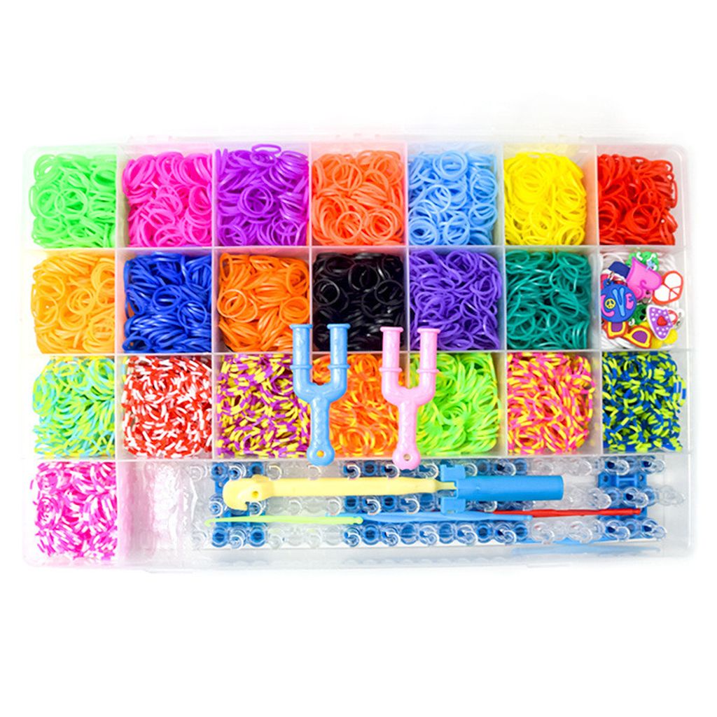 Ouligay 1000 Stück S-Clips Loom Bänder Verschlüsse – Bunt, DIY Rubber Band Schmuck Zubehör Für Armbänder, Kinder & Erwachsene