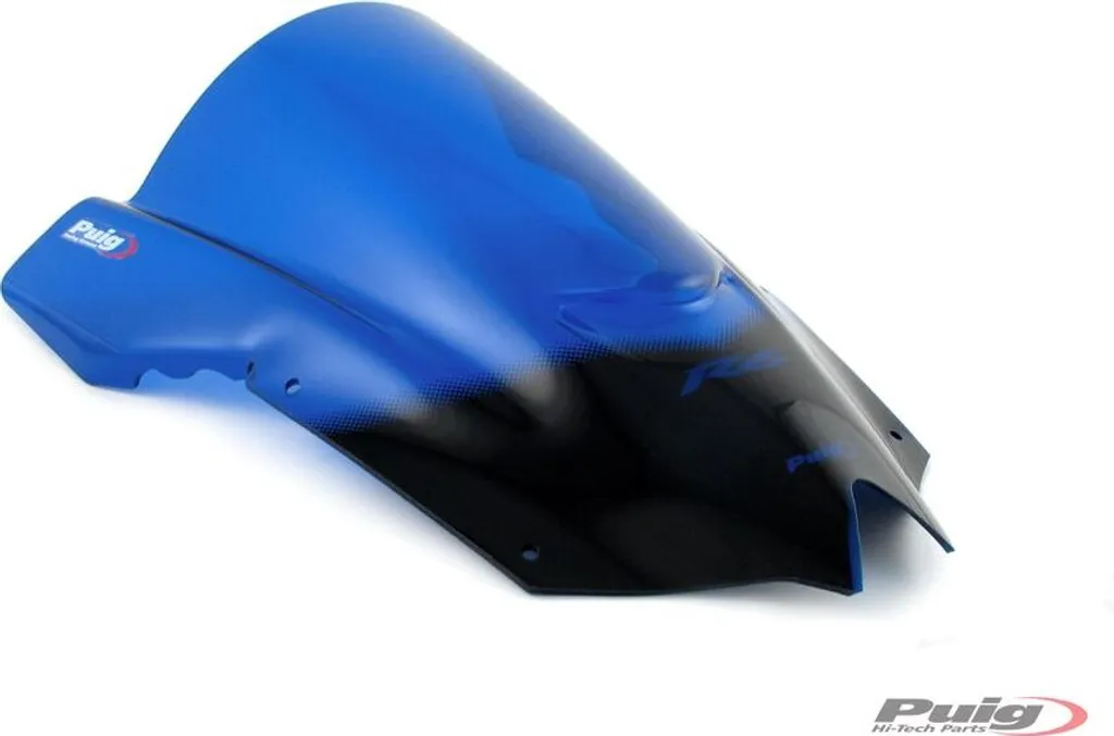 Écran PUIG Z-Racing Bleu Yamaha YZF-R6 : Double Courbure 35x37cm