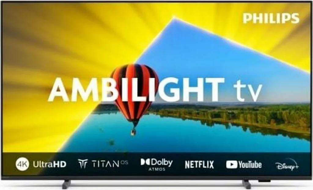 Téléviseur LED Philips 43PUS8079 43 pouces 4K Ambilight UHD HDR10+