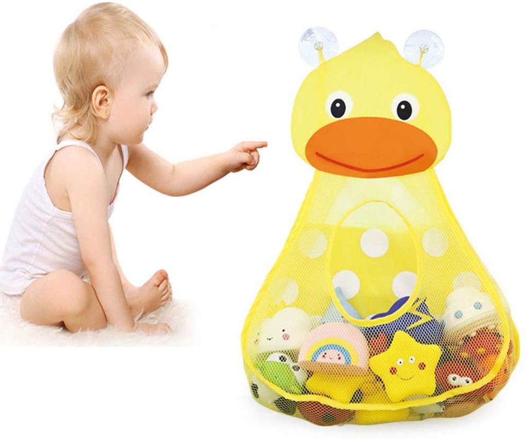 LC_ Badezimmer Organizer Netz Baby Badewannen Zeit Spielzeug Aufbewahrung 