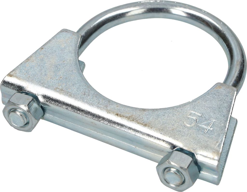 KOTARBAU Bügelschelle 54 mm Auspuffschelle Rohrschelle Rohrbügelschelle U-Bolzen für Montage von Antennen Rohren Masten Universalschelle für ...