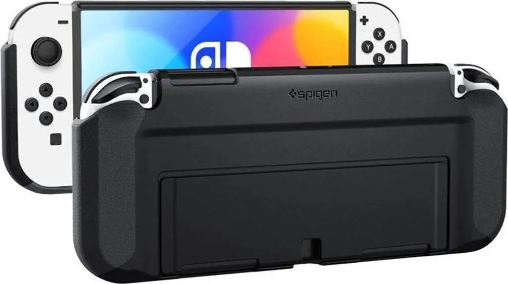 Housse Switch OLED Spigen Thin Fit Noire : Idéale pour Jouer Partout