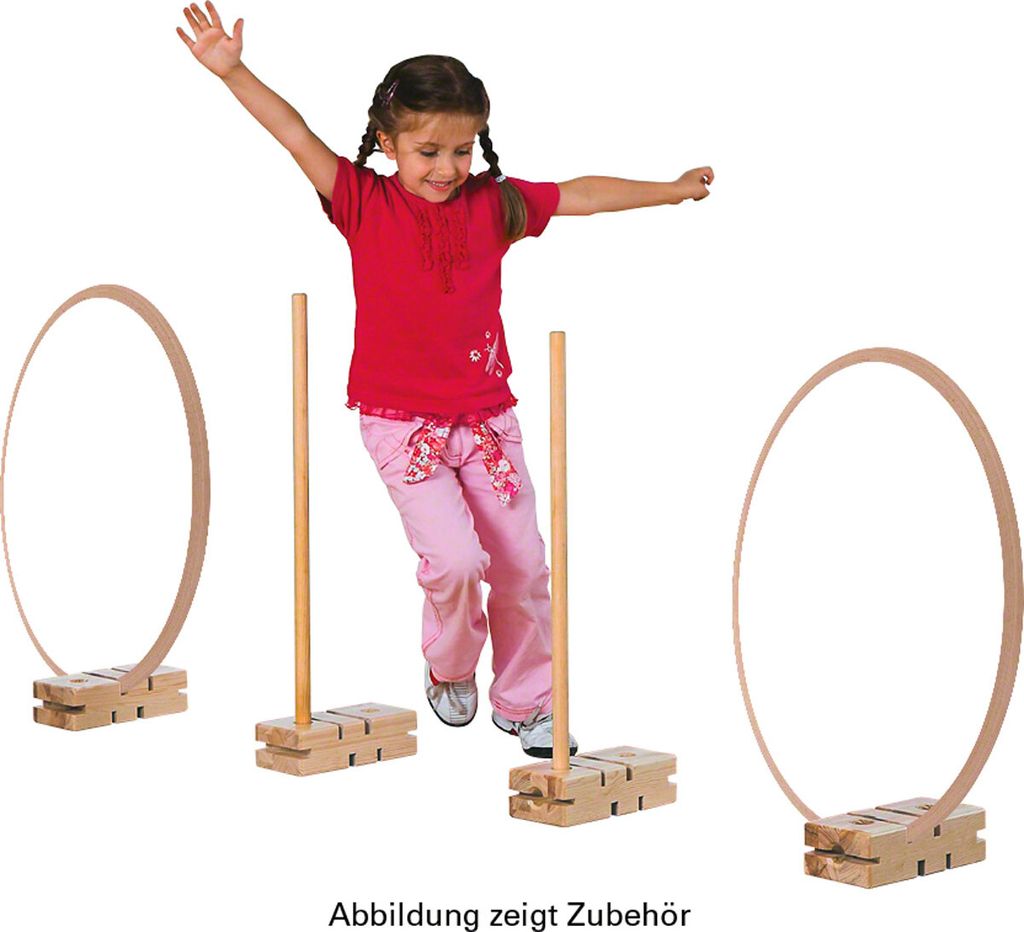 Gymnastikstein aus Holz Balancetrainer Kinder Spiel Kindergarten Koordination