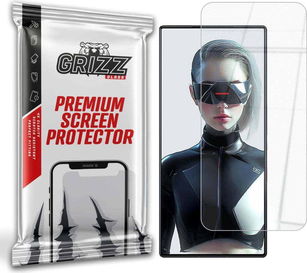 Hybriertes Glas GrizzGlass HybridGlass für ZTE nubia Red Magic 9S Pro