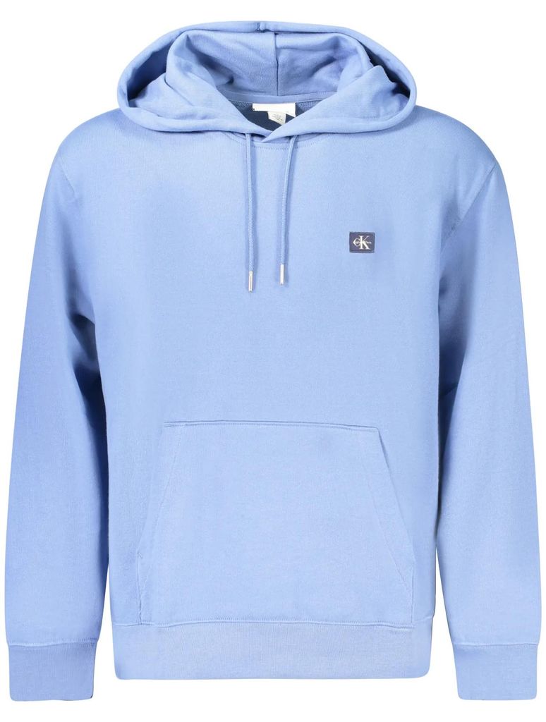 Nachhaltiger Herren Kapuzenpullover - Blau, mit Kängurutasche