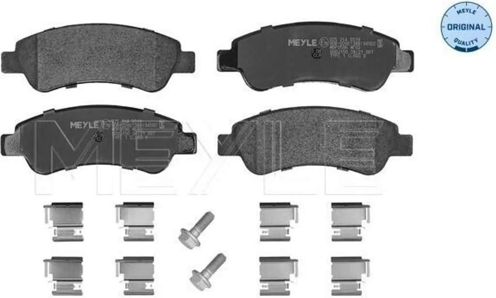 Plaquettes de frein arrière MEYLE anti-bruit pour Boxer Ducato