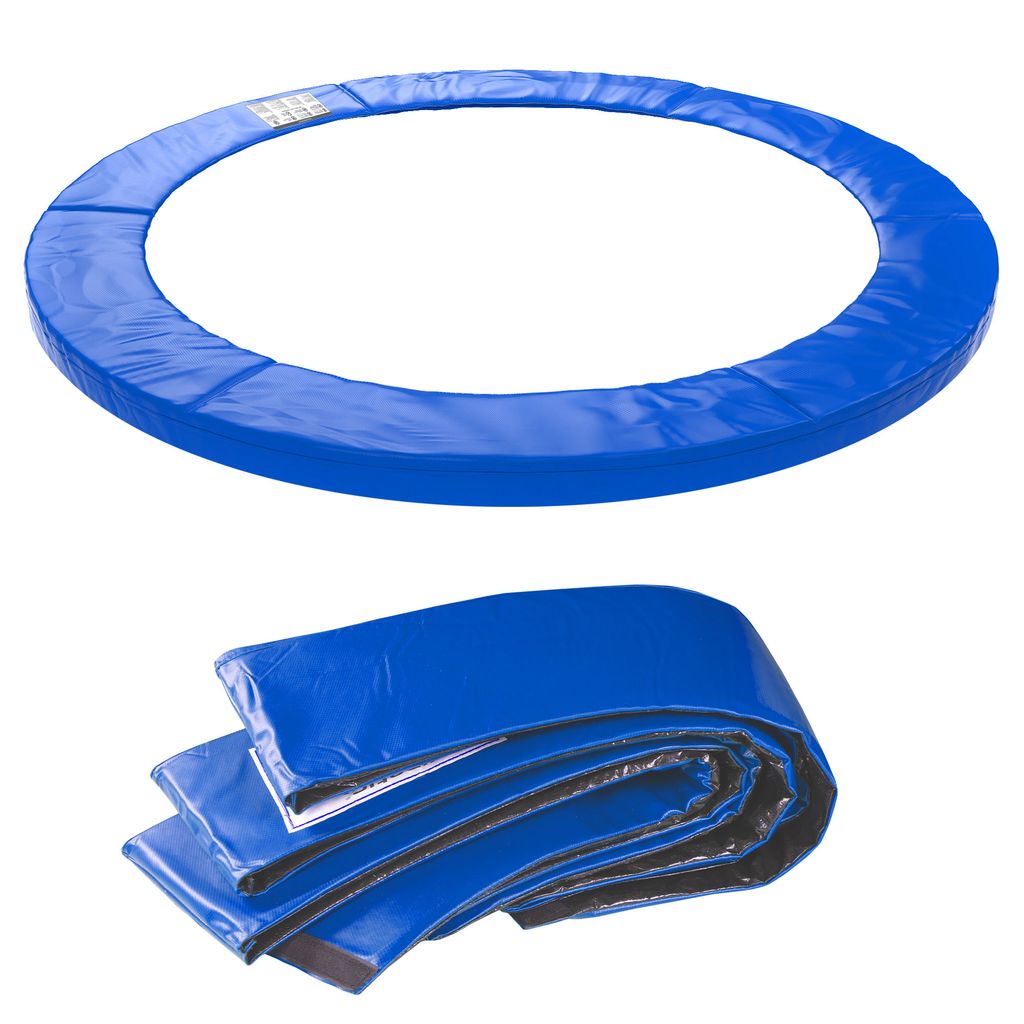 Federabdeckung Randschutz extra breit in blau für Trampolin 305 bis 310 cm 