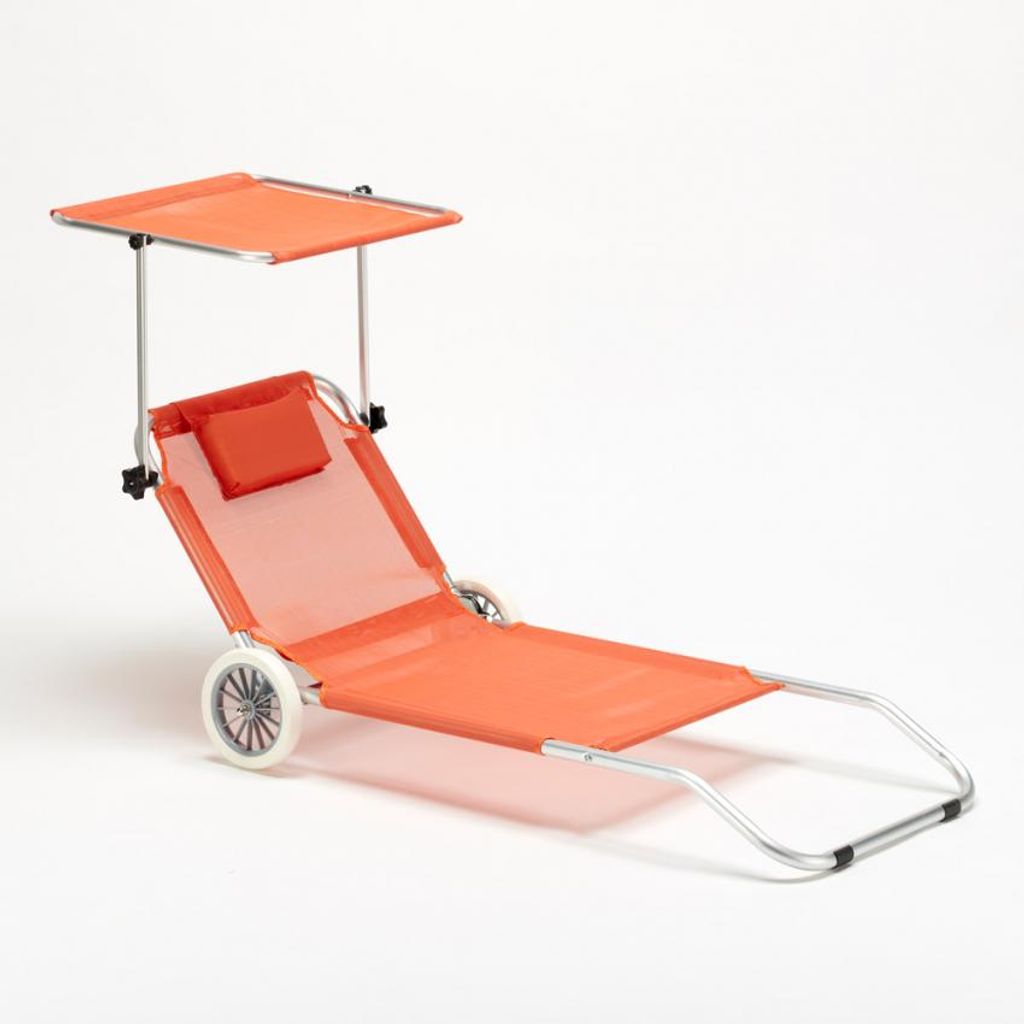 Lettino da spiaggia Lettino da spiaggia pieghevole con Immagine del prodotto 