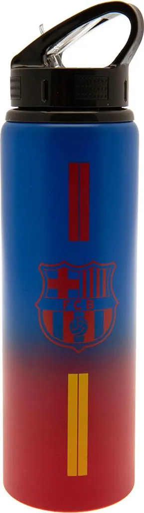 Gourde FC Barcelone avec Bec Verseur en Aluminium - Produit Officiel FCB