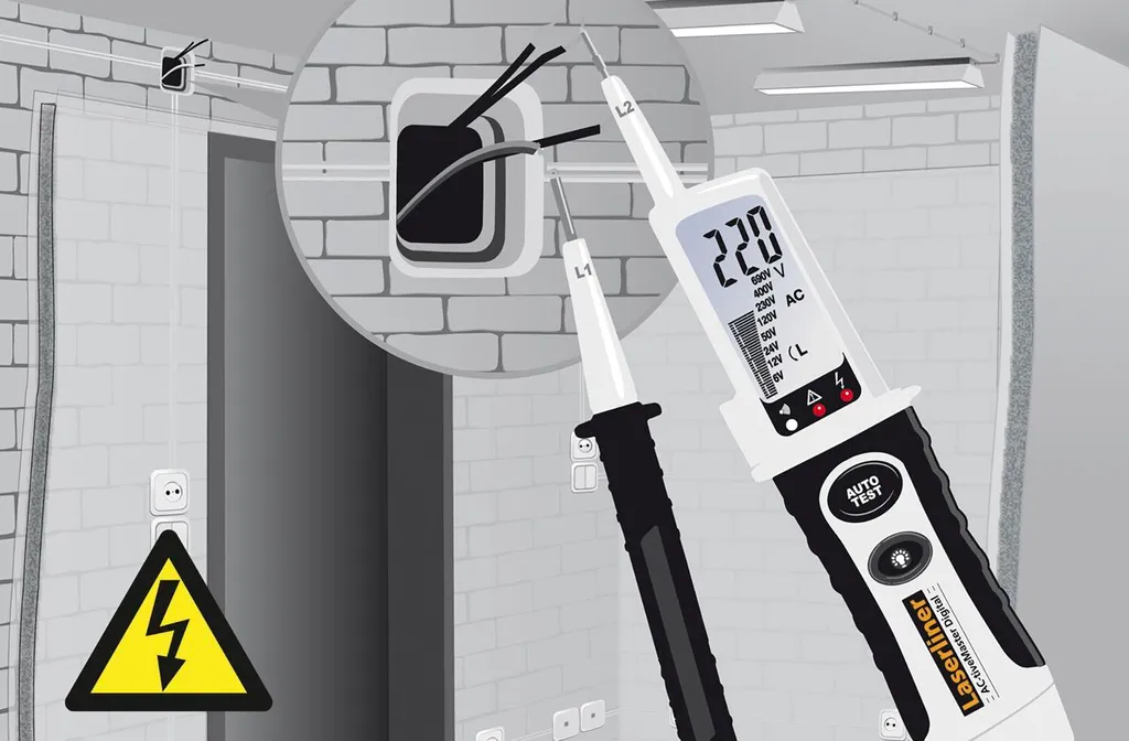 Laserliner AC-tiveMaster Testeur pour Rénovation et Diagnostic Electrique - 12