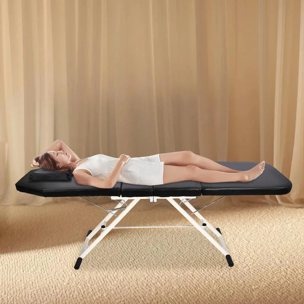 Table de massage ajustable contre le mal de dos - Pliable et légère - 3